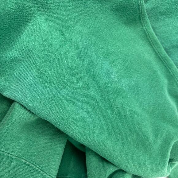 Vintage 90s Champion Green Reverse Weave Sweatshirt Extra Large USA Distressed - Picture 6 of 8